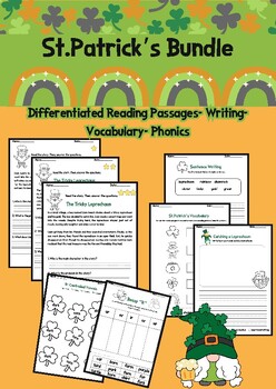 Preview of St.Patrick's Bundle (Reading, Writing, Bossy-R, Vocabulary)