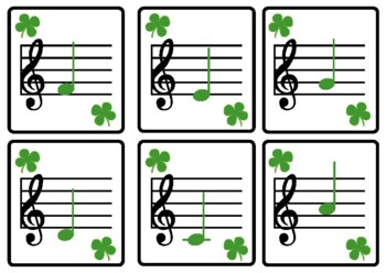 Preview of St. Patrick's C Major Position Flashcards