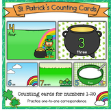 St. Patrick's Counting Cards #1-20