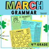 St. Patrick's Day 4th Grade Grammar and Morning Work Activ