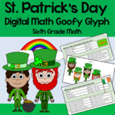 St. Patrick's Day 6th Grade Math Goofy Glyph Google Slides