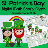 St. Patrick's Day 7th Grade Math Goofy Glyph Google Slides