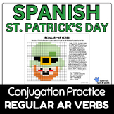 St. Patrick's Day AR Verb Conjugation Practice Spanish Worksheets