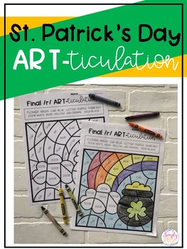 Preview of St. Patrick's Day ART-ticulation