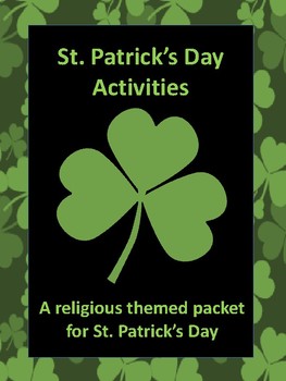 Preview of St. Patrick's Day Activities-Religious
