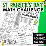 St. Patrick's Day Activities 4th Grade Math Challenge