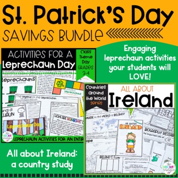 Preview of St. Patrick's Day Activities BUNDLE