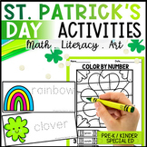 St. Patrick's Day Special Education Math & Literacy Worksh