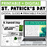 Digital and Printable St. Patrick's Day Activities - for G