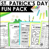 St. Patrick's Day Activities Fun Pack | St. Patrick’s Day Craft