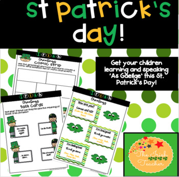 Preview of St Patrick's Day Activities: Irish Greetings