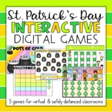 St. Patrick's Day Activities March Games Digital ANY subject