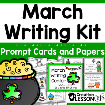 Preview of St. Patrick's Day Activities | March Writing Prompts | Writing Centers