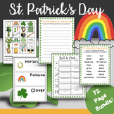 St. Patrick's Day Activities Pack BUNDLE | Homeschool Spel