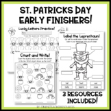 St. Patrick’s Day Activities Packet | No-Prep Early Finishers