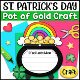 St. Patrick's Day Activities | Pot of Gold Craft & Writing