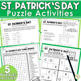 St. Patrick's Day Puzzles | March Word Search & Crossword 