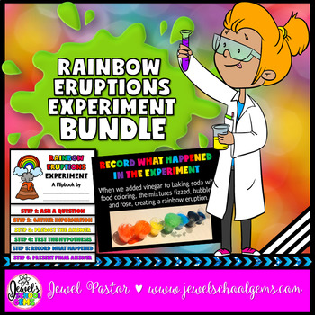 Preview of St. Patrick's Day Activities | Rainbow Eruptions Science Experiment | Reactions