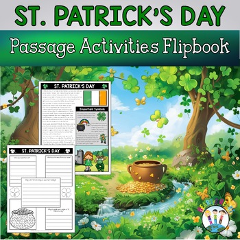 Preview of St. Patrick's Day Flip Book Activities St Pattys Day Writing Project Mini-Unit 