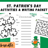 St. Patrick's Day Activities & Writing Prompts Packets BUNDLE
