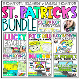 St. Patrick's Day Activities and Centers - Coloring, Brain