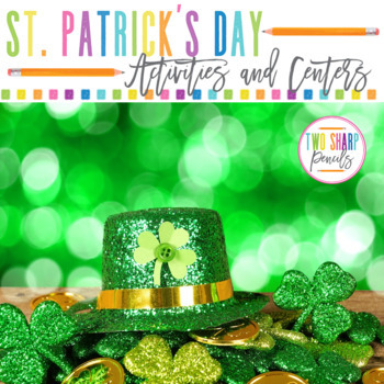 Preview of St. Patrick's Day Activities | Math and ELA Centers | STEM | Science Experiment