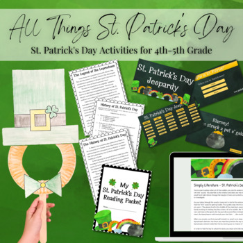 Preview of St. Patrick's Day Activities for 4th and 5th Grade