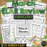St. Patrick's Day Activities for Kindergarten ELAR REVIEW 