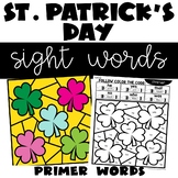 St. Patrick's Day Activities with Primer Sight Words