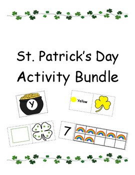 Preview of St. Patrick's Day Activity Bundle