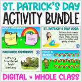 St. Patrick's Day Activity Bundle - Digital St. Patrick's 