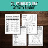 St. Patrick's Day Activity Bundle - Grammar, Writing, and 