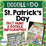 St. Patrick's Day Activity - Fact Hunt and Doodle Infographic
