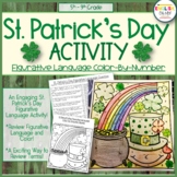St. Patrick's Day Activity, Figurative Language, Color by Number