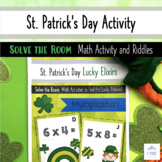 St. Patrick's Day Activity - Multiplication to 9x9 - Lepre