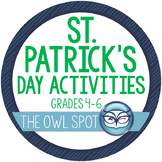 St. Patrick's Day Activity Pack for Upper Elementary