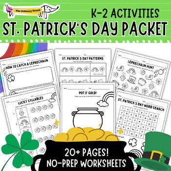 Preview of St. Patrick's Day Activity Packet | 20+ Morning Work/ Early Finisher Worksheets