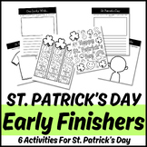 St. Patrick's Day Activity Packet - Book Activities - March