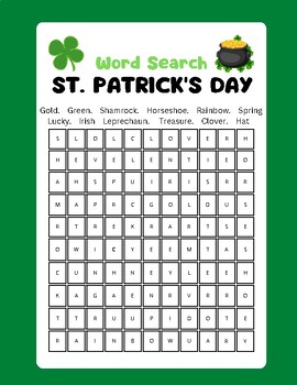 Preview of St. Patrick's Day Activity Set