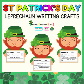 Preview of St. Patrick's Day Activity l Leprechaun Writing Craft l Spring Bulletin Boards