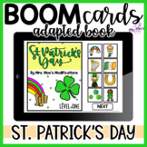 St. Patrick's Day: Adapted Book- Boom Cards