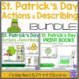 St. Patrick's Day Adapted Books Describing and Actions Pri