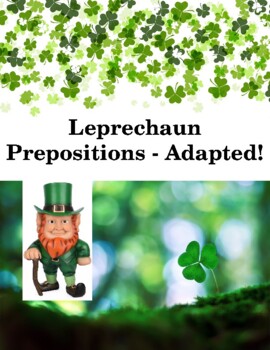 Preview of St. Patrick's Day - Adapted Leprechaun Prepositions!