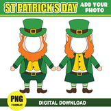 St Patrick's Day Add your Own Photo Picture| PNG Leprechau