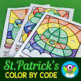 St. Patrick's Day Addition & Subtraction Color by Code
