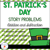 St. Patrick's Day Addition & Subtraction Story/Word Problems
