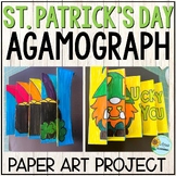 St. Patrick's Day Agamograph Art Project | March 3D Paper 
