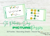 St. Patrick's Day Algebra Picture Puzzles