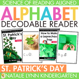 St. Patrick's Day Alphabet Decodable Readers Preschool Pre