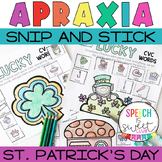 St. Patrick's Day Apraxia: Snip and Stick!